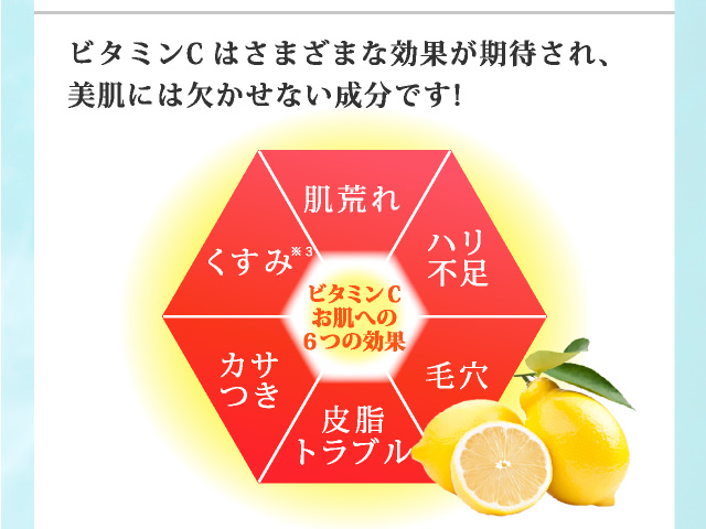 そんな方にオススメなのはビタミンC誘導体