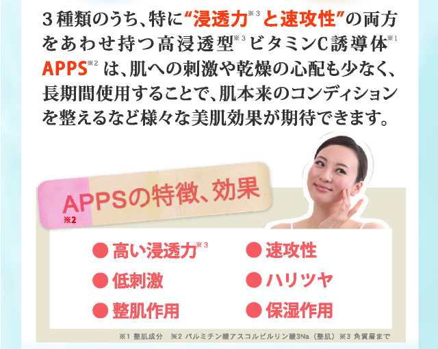 そんな方にオススメなのはビタミンC誘導体