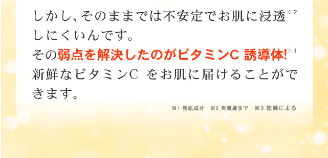 そんな方にオススメなのはビタミンC誘導体